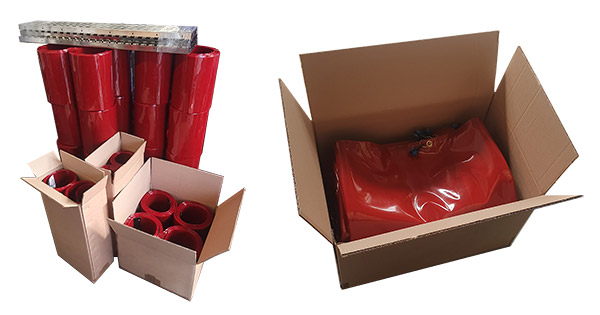 curtains are securely packaged