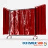 Welding screens: Defender 500 red