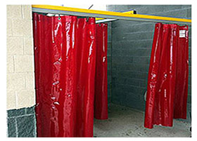 Welding sheet curtains