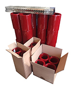 Welding strip curtain packing